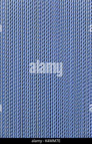 Blue plastic protection curtain on a door, textured background detail Stock Photo