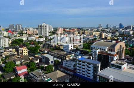 Bangkok, Thailand - Jun 18, 2017. Cityscape of Bangkok, Thailand. Bangkok is the economic centre of Thailand and the heart of the country investment a Stock Photo