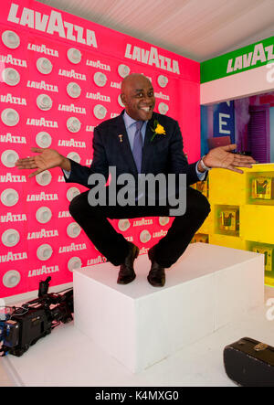 Ainsley Harriott at the Melbourne Cup, November 6, 2012. Stock Photo