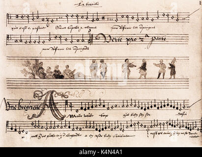 Clement Janequin - La Bataille - Tenor Partbook, 1542