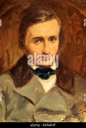 Young OFFENBACH, Jacques portrait German/French Composer (1819-1880) Stock Photo