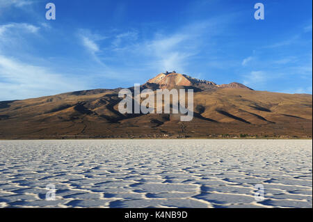 Salt flats in Uyuni, Bolivia Stock Photo