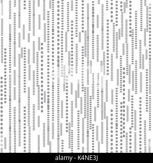 Abstract line dot seamless white pattern. Stripped tile texture Stock Vector