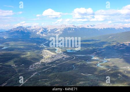 Jasper National Park, Alberta, Canada - the largest Canada’s Rocky Mountain national parks Stock Photo