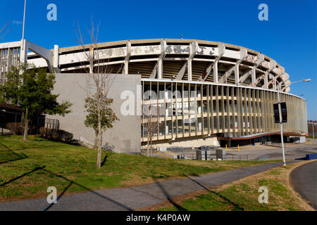 Washington DC, USA - Feb 26th, 2017.Robert E. Kennedy Memorial Stadium  in Washington, D.C, commonly known as RFK Stadium Stock Photo