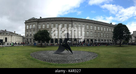 Dublin, Ireland - August 2, 2017: Building at Trinity College, also called University of Dublin, in Dublin, Ireland Stock Photo