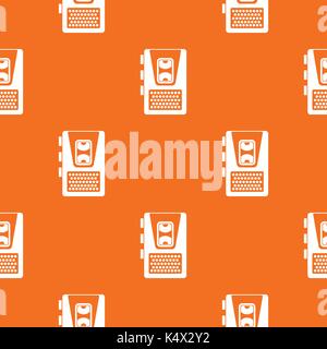 Dictaphone pattern seamless Stock Vector