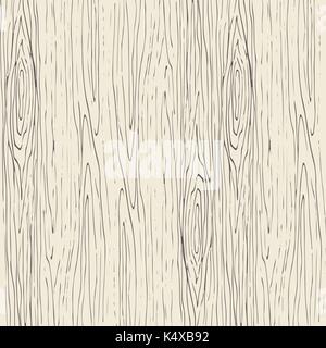 Seamless wood grain pattern. Wooden texture vector background. Stock Vector