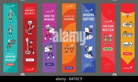 Vector icon set of various messages Stock Vector