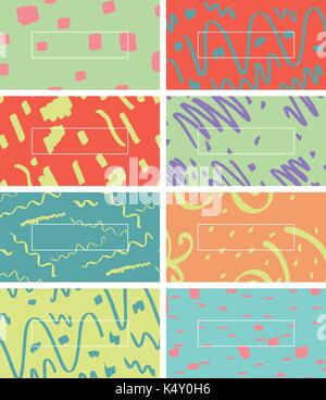 Various colorful ribbons Stock Vector