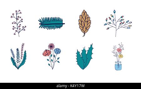 Vector icon set of plants icon Stock Vector Image & Art - Alamy