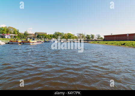 St. Petersburg, Russia - June 04.2017. see the Kronverkskiy strait Stock Photo