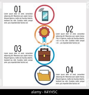 Business and education infographic Stock Vector