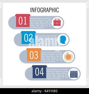 Business and education infographic Stock Vector