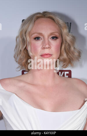 New York, New York, USA. 07th Sep, 2017. FLUSHING NY- SEPTEMBER 07: Gwendoline Christie celebrating the premiere of “Top of the Lake: China Girl” in New York September 7, 2017. Credit Anthony Terrero/MediaPunch Credit: MediaPunch Inc/Alamy Live News Stock Photo