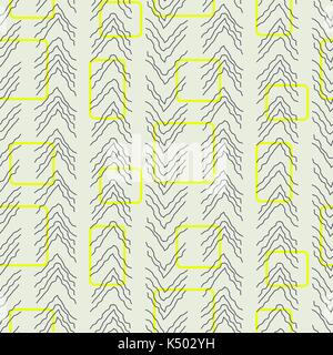 Tiny herringbone and rectangles line seamless vector pattern. Stock Vector