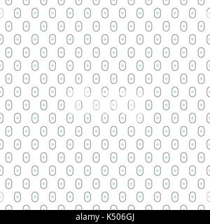 Small oval shapes seamless vector pattern. Stock Vector