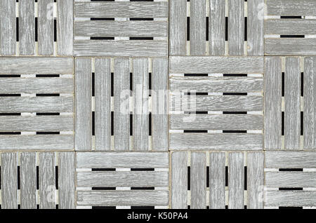 close up of a gray wooden cubes  pattern background,  full frame, flat lay, horizontal Stock Photo
