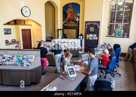 Savannah Georgia,Visitors Information Center,inside,travel brochures,USA US United States America North American,GA170512059 Stock Photo