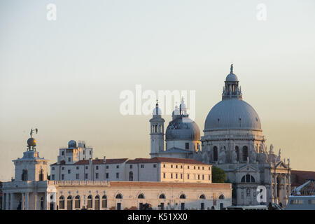 rA trip to the ancient city of Venice, Romantic getaway in the sea , picturesque buildings, canals and waterways Stock Photo