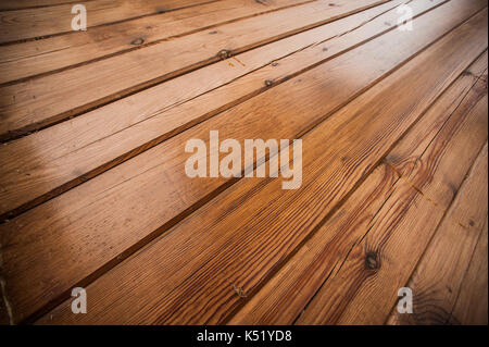 Texture - wooden boards brown color. Texture of a wooden wall from a bar. different view Stock Photo