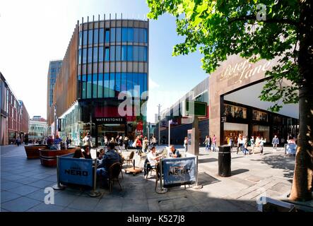 Waterstone's Bookshop At Liverpool One Shopping Mall,centre,center 