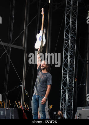 Feeder play the Victorious Music Festival in Portsmouth, England Stock Photo