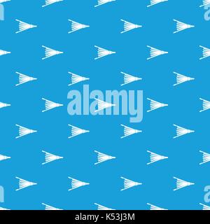 Fire bellows pattern seamless blue Stock Vector
