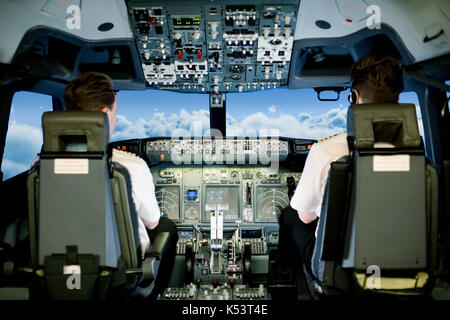 Pilots Seat of a Cessna Airplane Stock Photo: 177674301 - Alamy