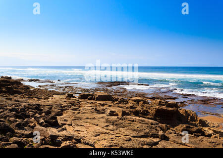 Isimangaliso Wetland Park beach, South Africa. South African landscape. St. Lucia National Park Stock Photo