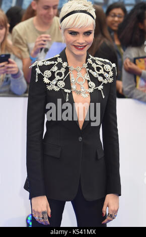 Cara Delevingne,'Valerian' - European Premiere,Cineworld,London.UK Stock Photo
