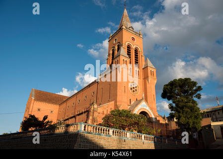 Cathedral of the Immaculate Heart of Mary, Ambositra, Madagascar Stock Photo