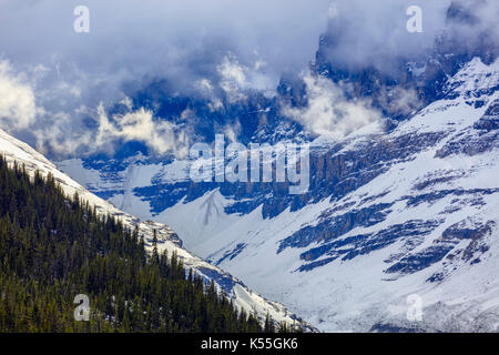 Columbia Icefields in Jasper National Park, Canada Stock Photo