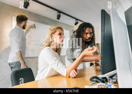 Designers working on a project Stock Photo