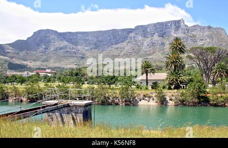 No.2 Reservoir in De Waal Park, Cape Town Stock Photo