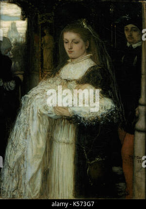 Matthijs Maris - Christening Procession in Lausanne Stock Photo
