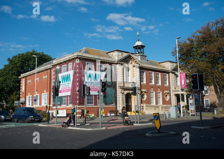 Worthing Museum And Art Gallery in Worthing, West Sussex, England, UK. Stock Photo