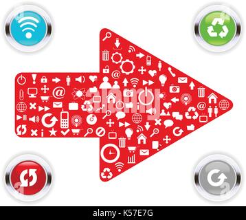 Arrow Icon Stock Vector