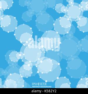 DNA and neurons vector. Molecular structure. Connected lines with dots. Genetic and chemical compounds. Chemistry, medicine, science and technology co Stock Vector