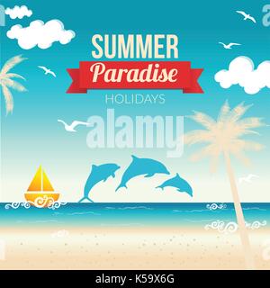 Summer Paradise Stock Vector