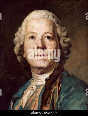Christoph Willibald Gluck (Erasbach, 1714-Wien, 1787). German opera composer. Portrait by Joseph Duplessis, 1775. Stock Photo