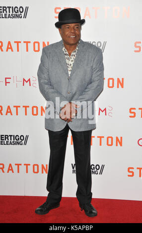 London.UK. Tito Jackson  at the  UK Premiere of Stratton at the Vue West End, Leicester Square.  29th August 2017.   Ref:LMK315-S628-300817 Can Nguyen/Landmark Media  WWW.LMKMEDIA.COM