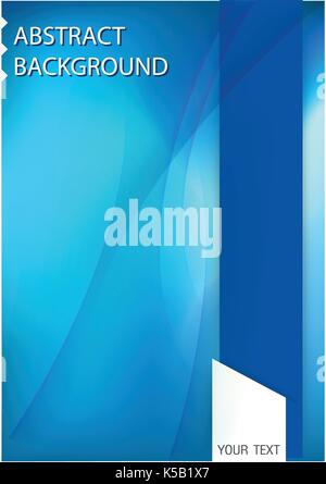 Abstract blue background image. Vector, illustration. Stock Vector