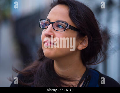 Young Turkish girl poses for the camera Stock Photo