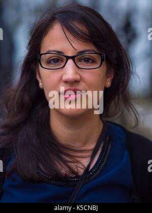 Young Turkish girl poses for the camera Stock Photo