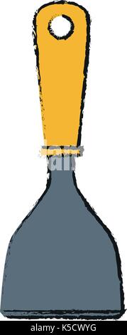 spatula construction tool icon image Stock Vector