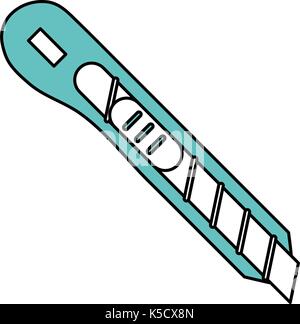 blade cutter tool icon image Stock Vector