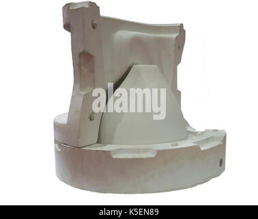 white mould for ceramic slip casting production process ; toilet bowl ...