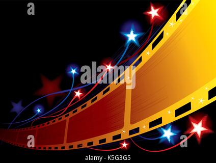 Cinema background Stock Vector