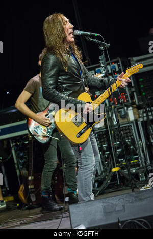 Fontaneto d'Agogna, Italy. 08th Sep, 2017. The Italian rock band AFTERHOURS performs live on stage at Phenomenon during '#30 Tour' Credit: Rodolfo Sassano/Alamy Live News Stock Photo